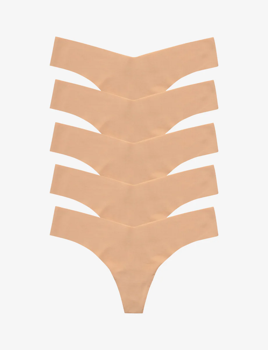 Classic Solid Thong 5-Pack - Image 4