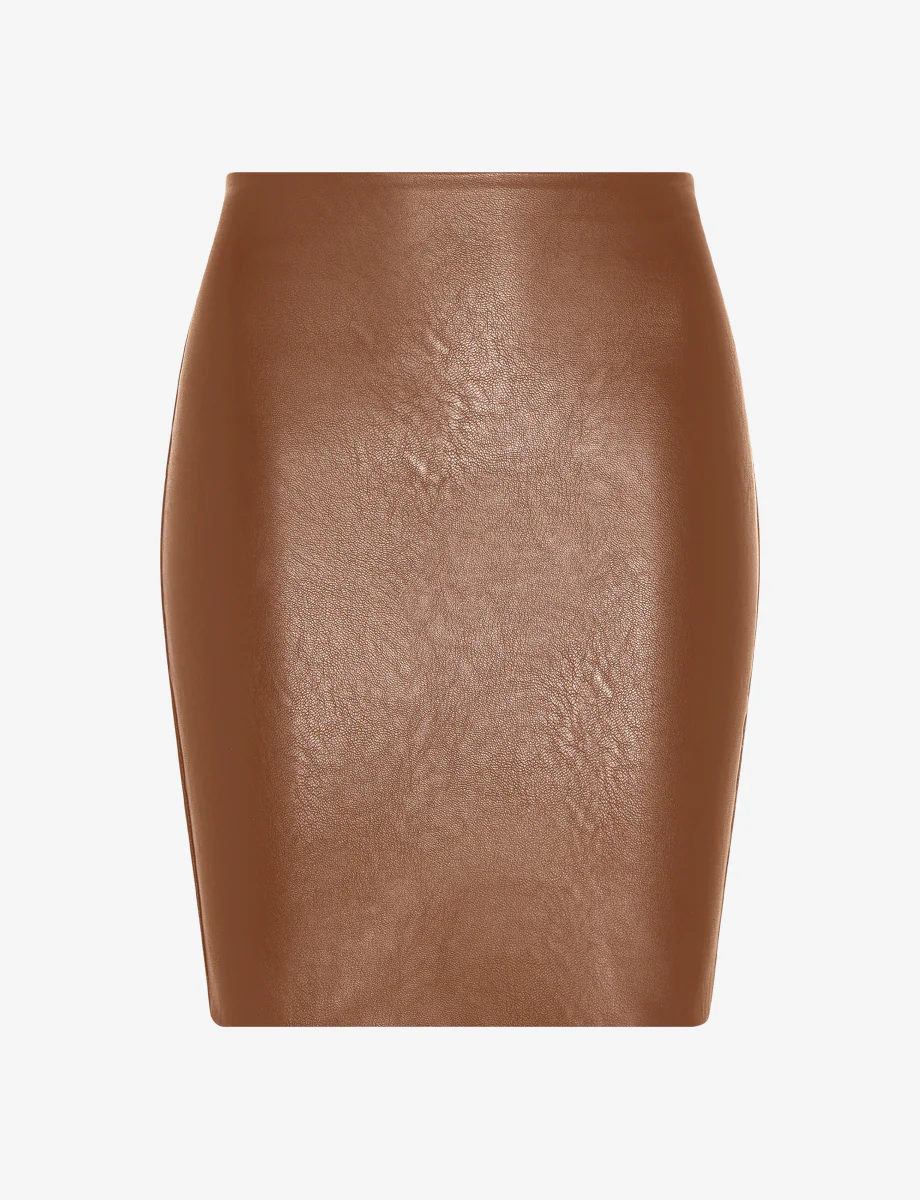 Faux Leather Mini Skirt - Image 10