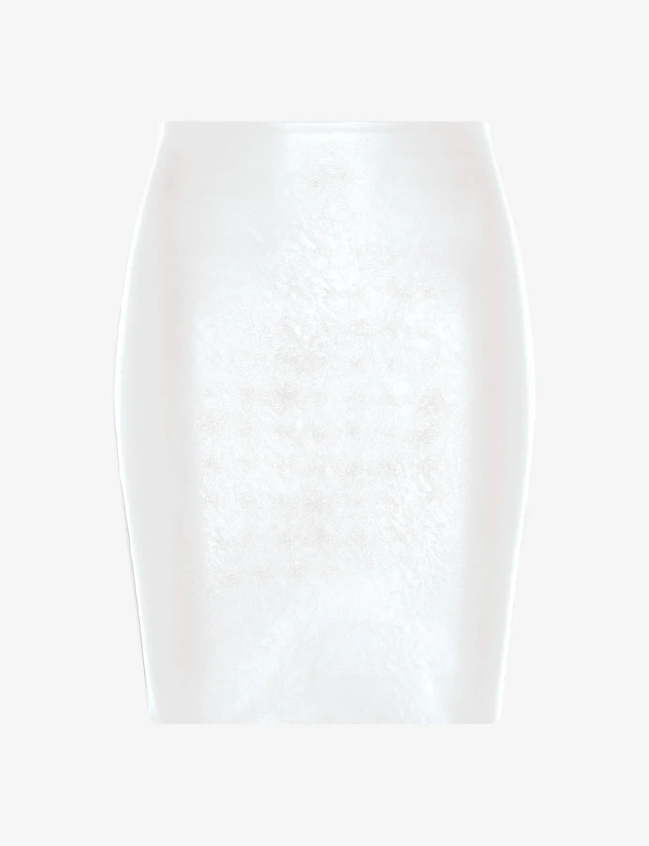 Faux Leather Mini Skirt - Image 8