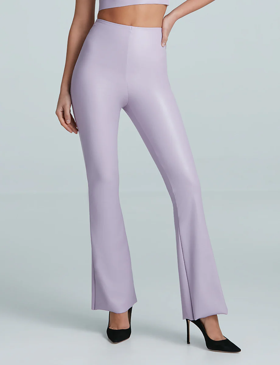 Faux Leather Flared Legging - Image 10