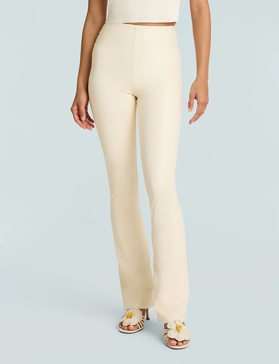 Faux Leather Flared Legging - Image 19