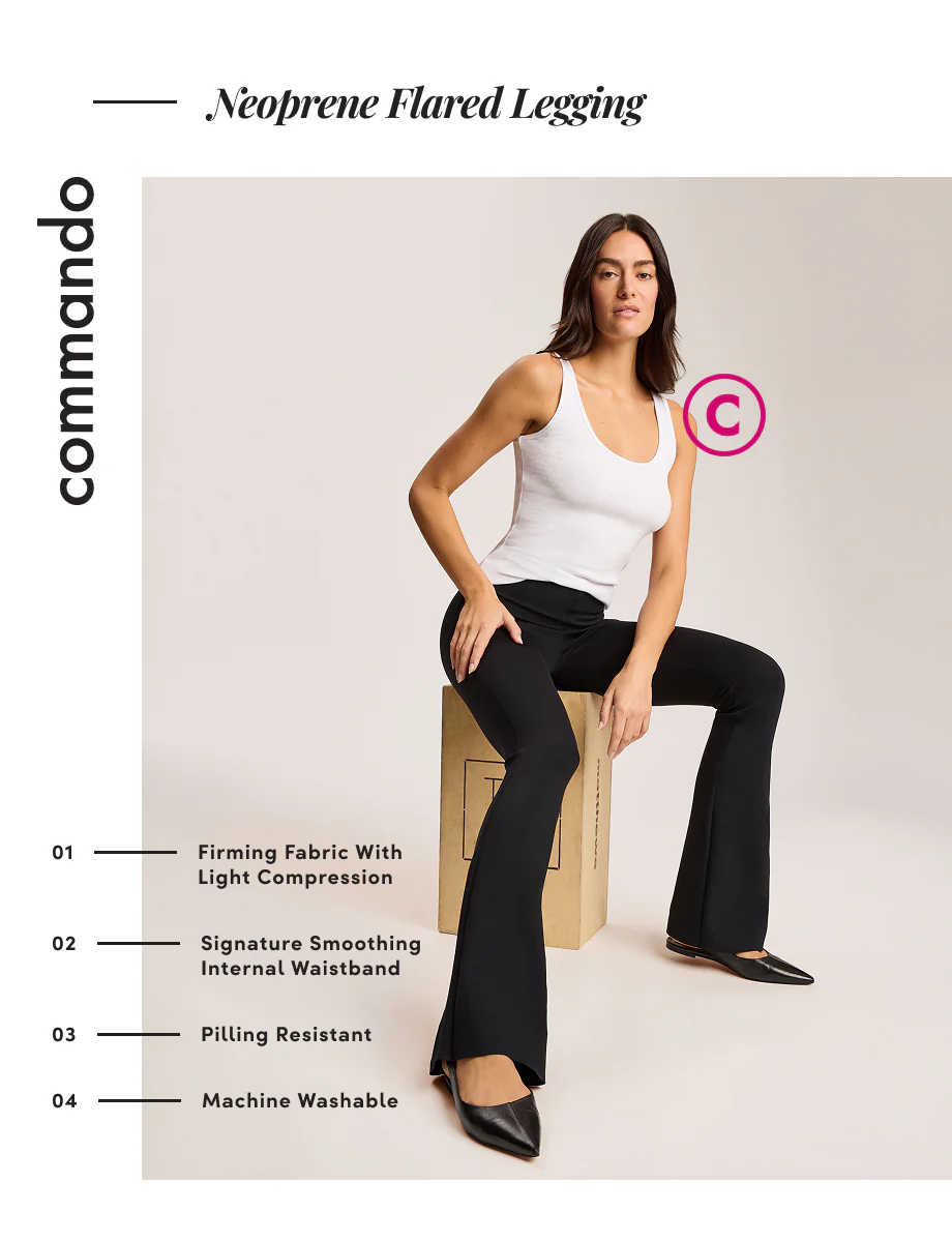 Neoprene Flared Legging - Image 7