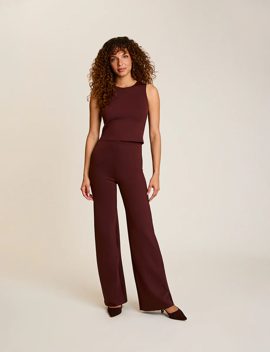 Neoprene Wide Leg Pant - Image 9
